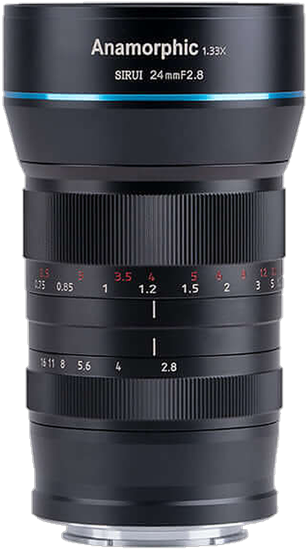 Objectif Sirui 24 mm anamorphique