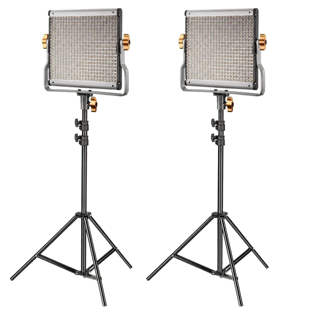 Deux panneaux LED sur pieds