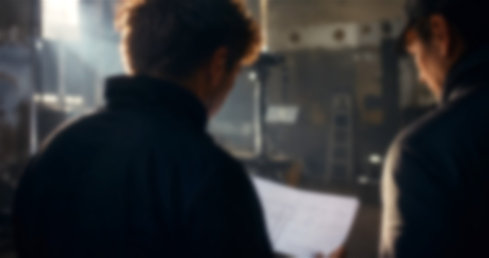 Équipe préparant un tournage en intérieur